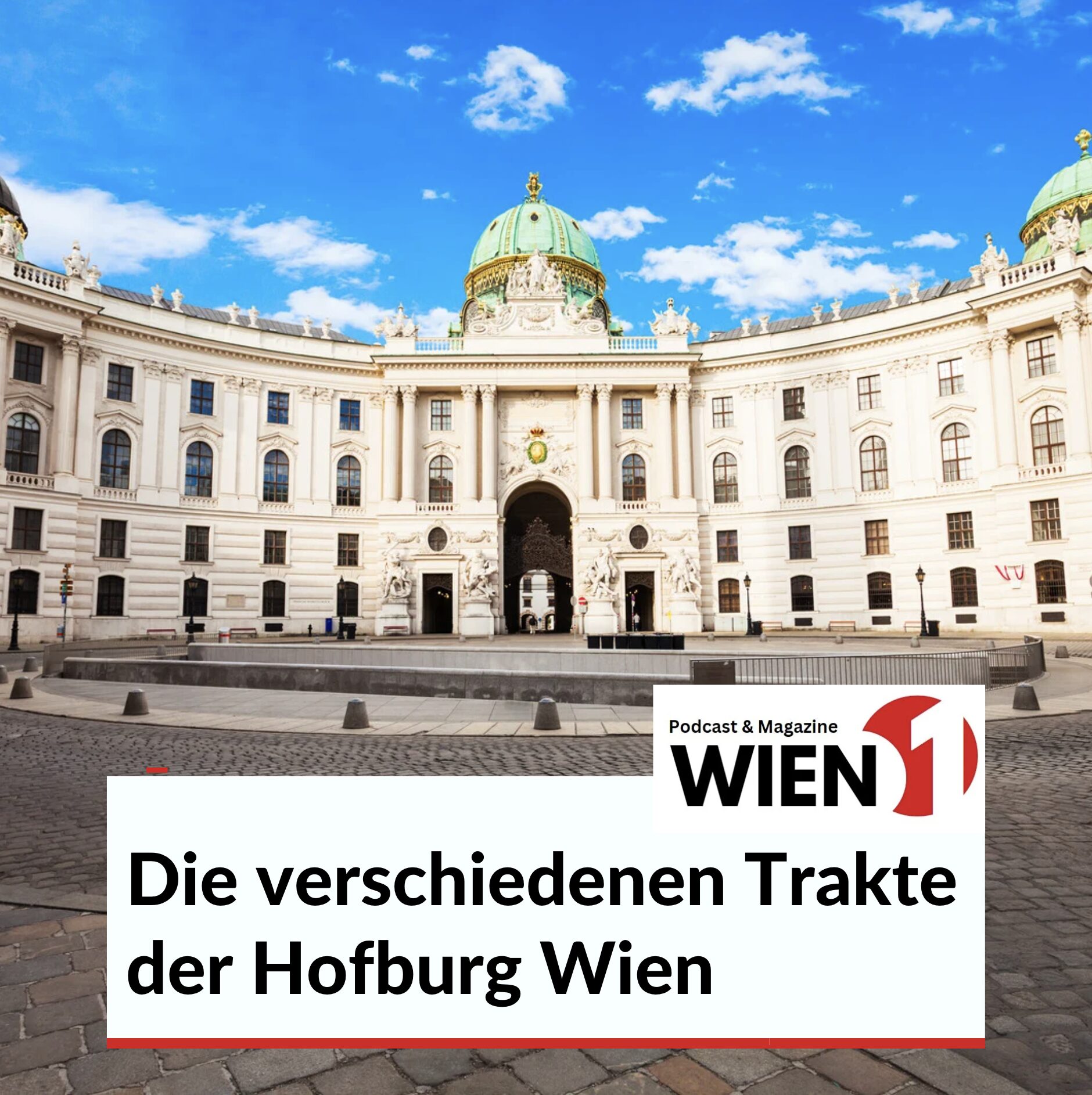 Die verschiedenen Trakte der Hofburg Wien
