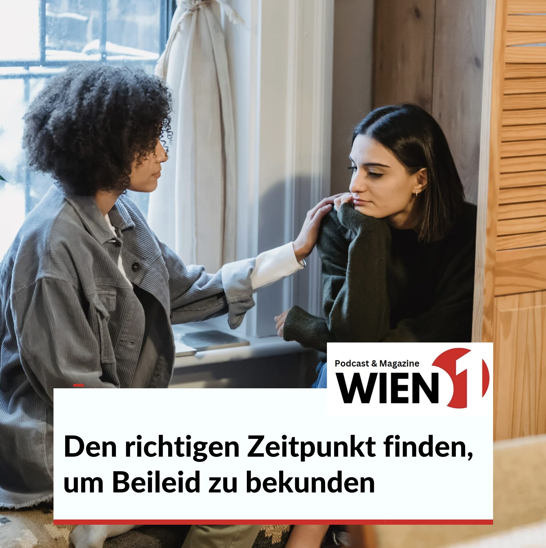 Den richtigen Zeitpunkt finden, um Beileid zu bekunden