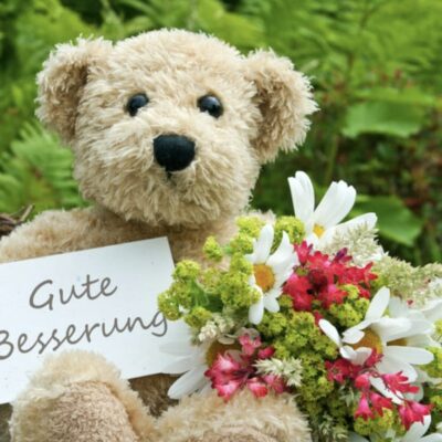 Freundschaftliche Genesungswünsche