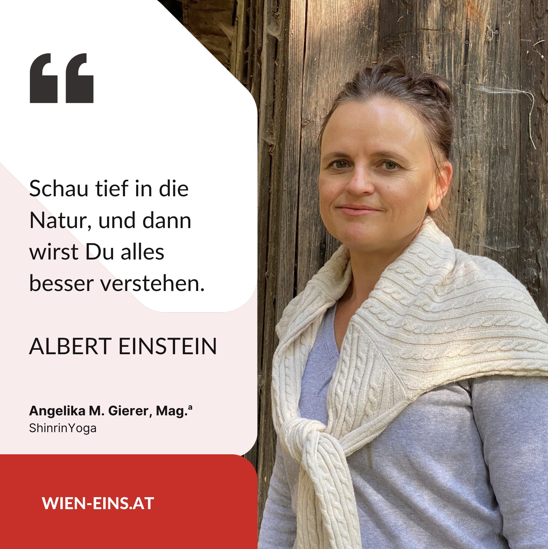Mag. Angelika M. Gierer ShinrinYoga