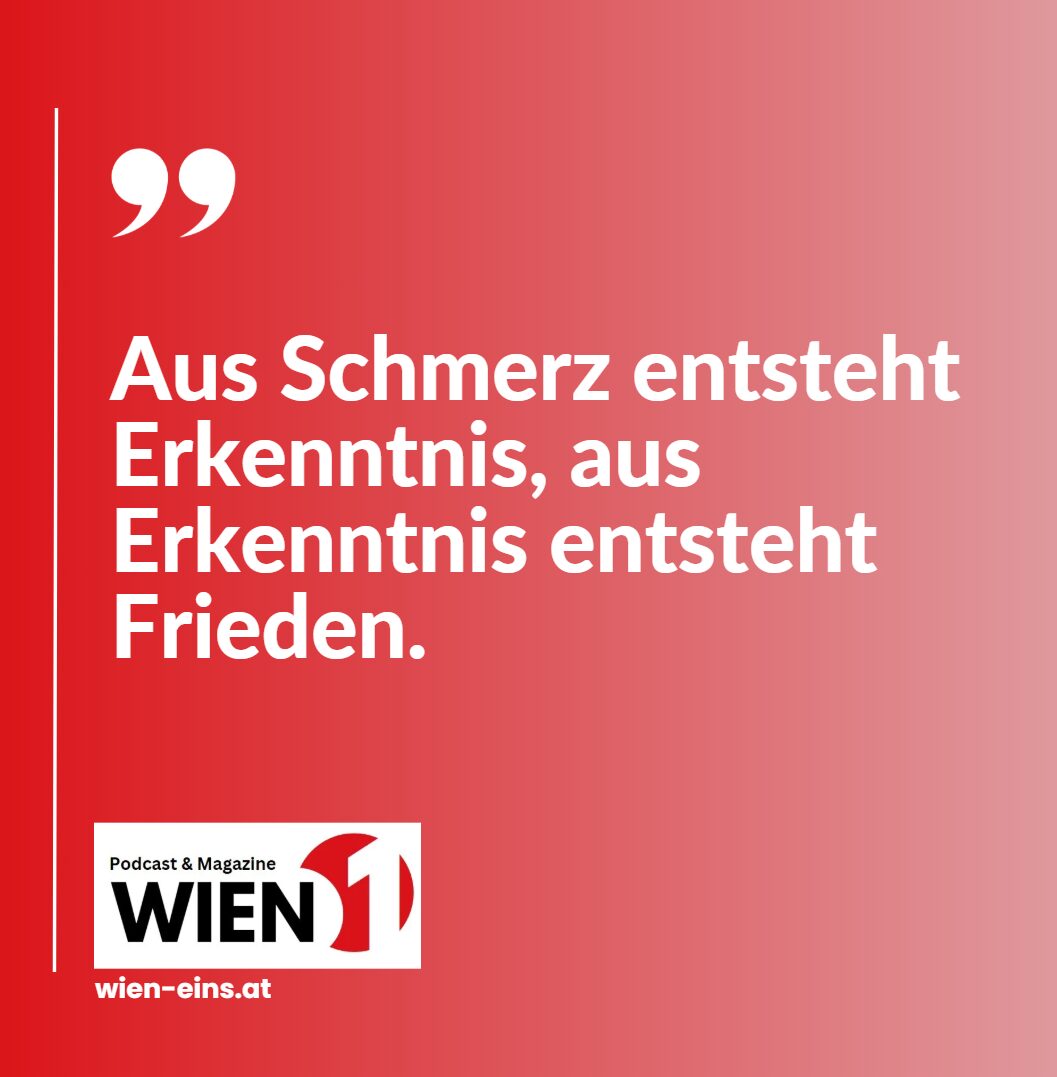 Aus Schmerz entsteht Erkenntnis, aus Erkenntnis entsteht Frieden. Aus Schmerz entsteht Erkenntnis, aus Erkenntnis entsteht Frieden.