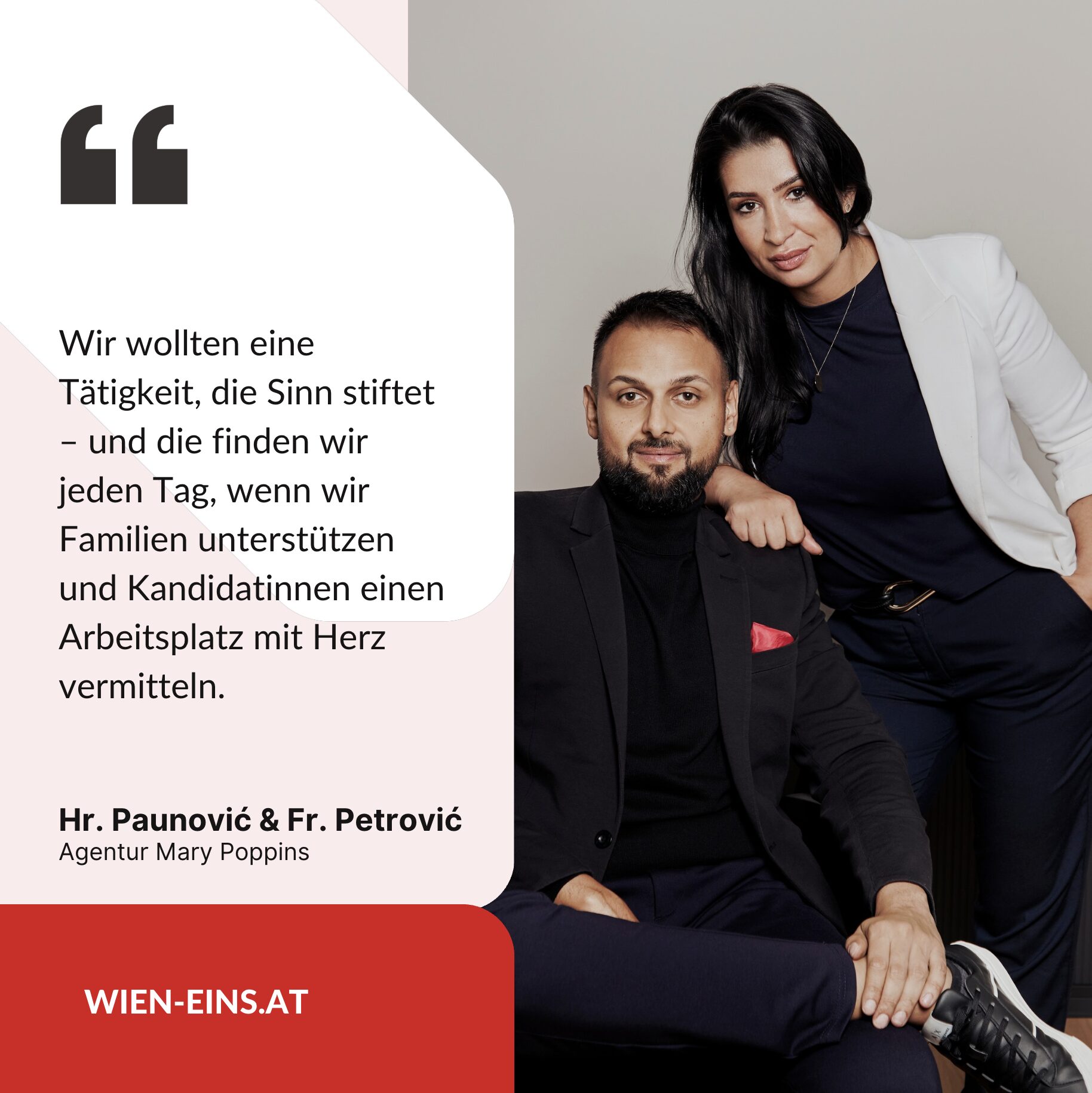 Nebojsa Paunovic & Sabrina Petrovic Agentur Mary Poppins Nebojsa Paunovic & Sabrina Petrovic Agentur Mary Poppins