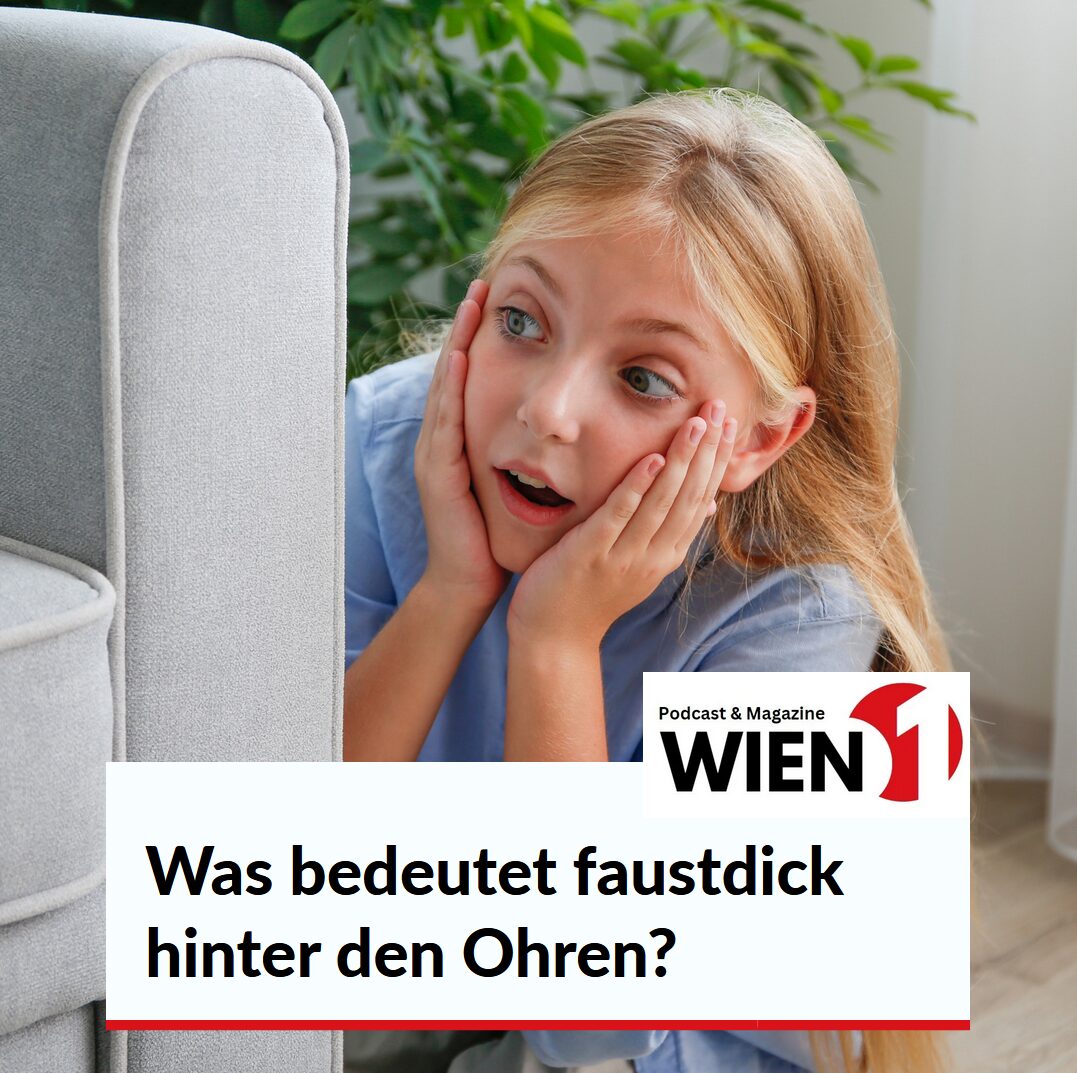Was bedeutet faustdick hinter den Ohren?