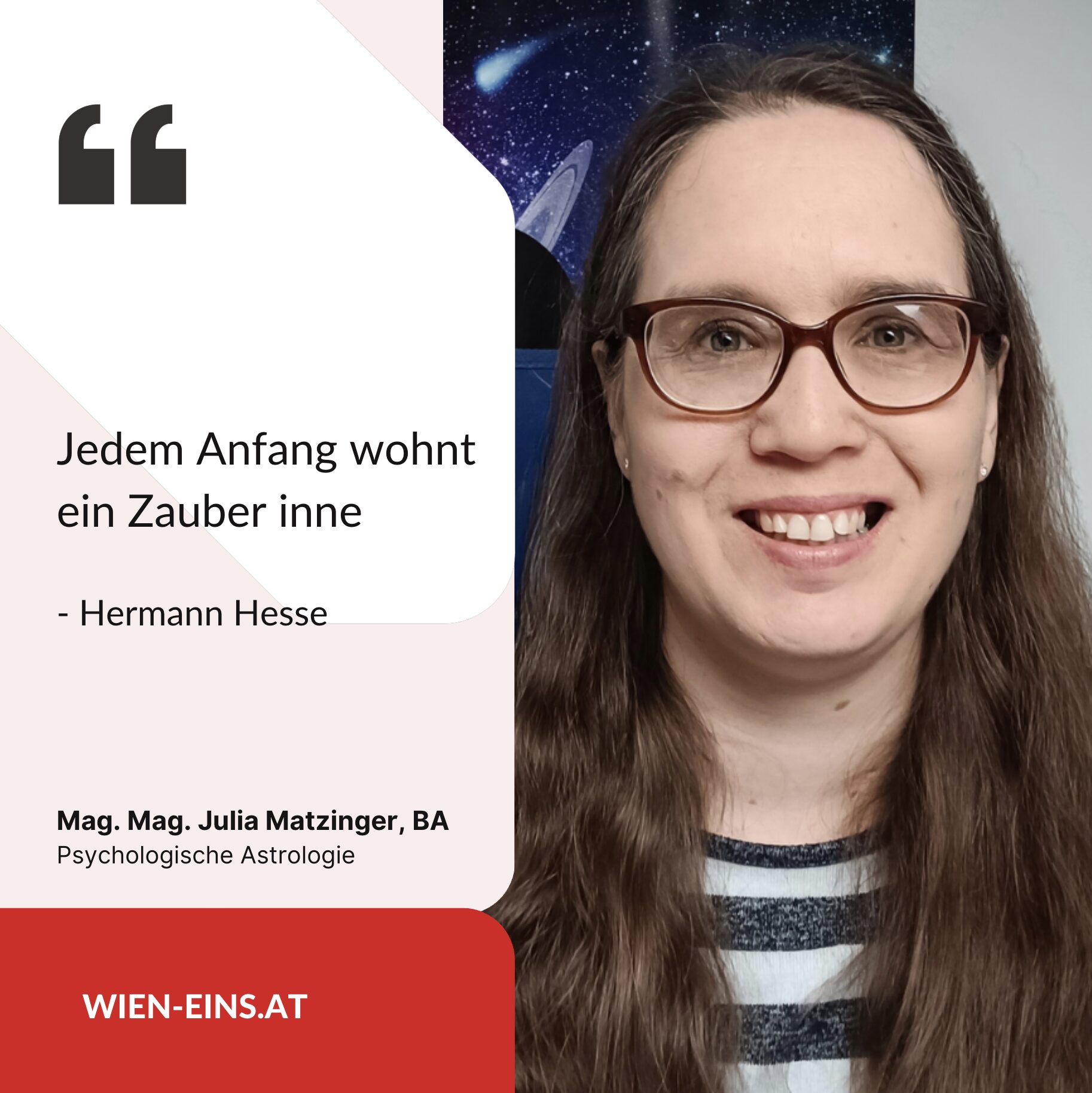 Mag. Mag. Julia Matzinger, BA Psychologische Astrologie