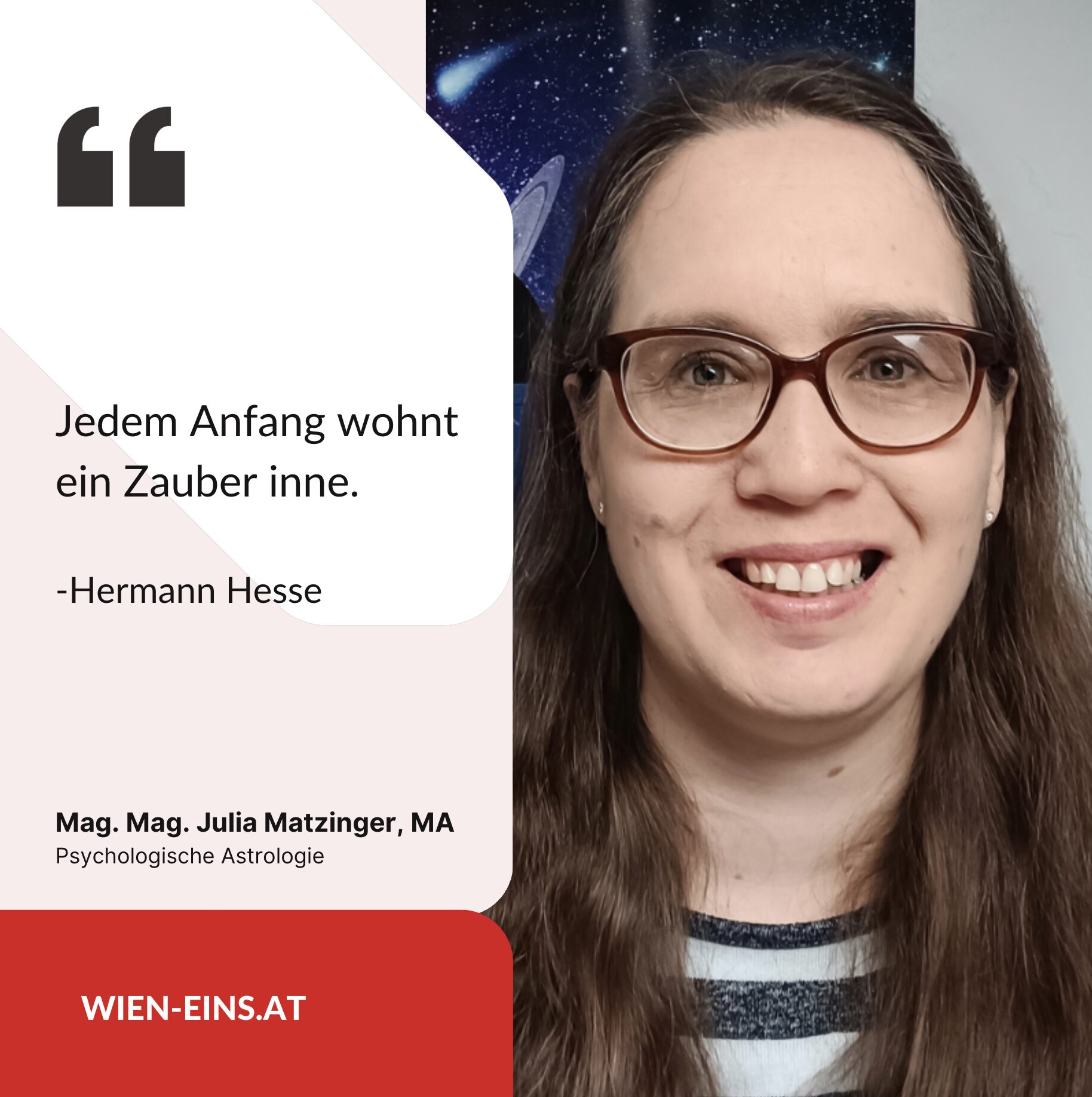 Mag. Mag. Julia Matzinger, MA Psychologische Astrologie