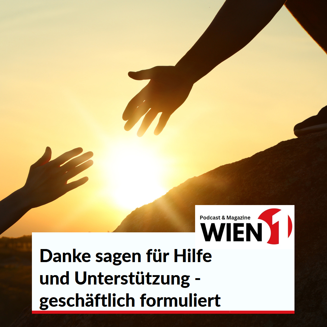 Danke sagen für Hilfe und Unterstützung - geschäftlich formuliert Danke sagen für Hilfe und Unterstützung - geschäftlich formuliert